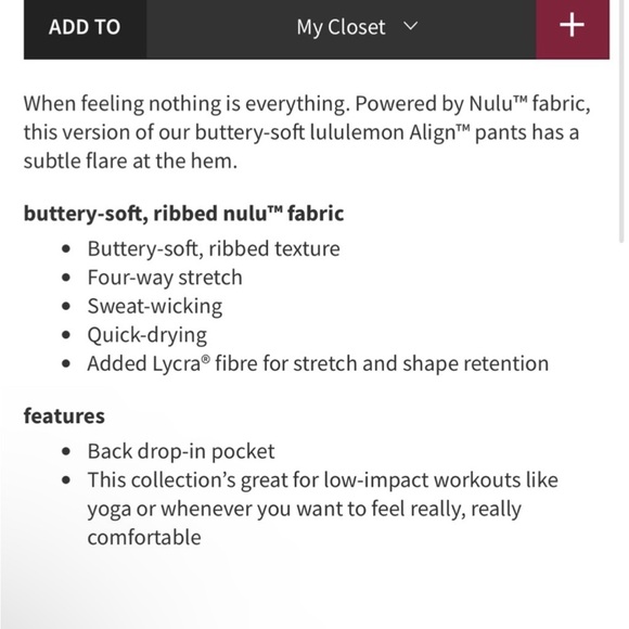 Lululemon | Align Ribbed Mini-Flare X-Short | Belgian Blue - Picture 5 of 13